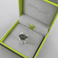 Maha Labradorite 18ct Gold Vermeil And Sterling Silver Ring