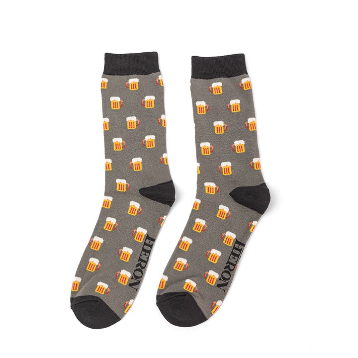 Mens Bamboo Socks - Beer