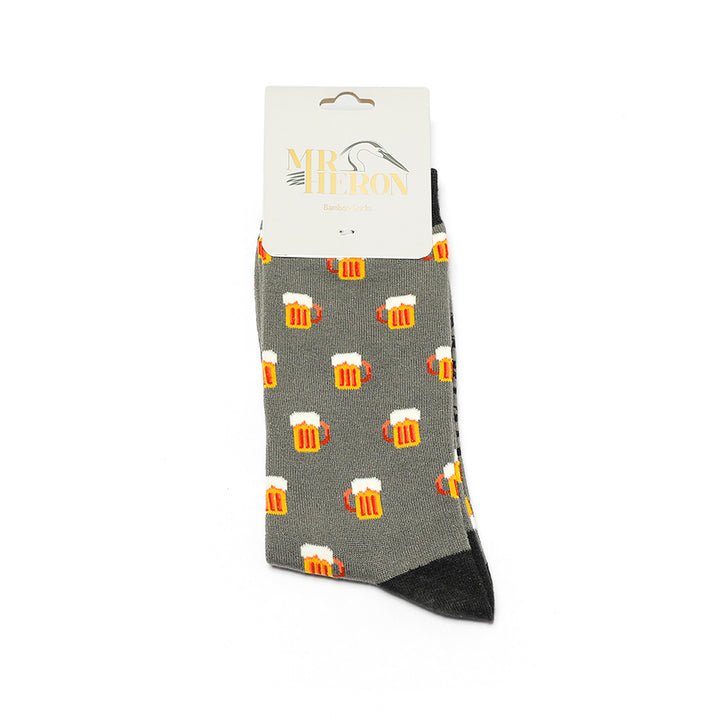 Mens Bamboo Socks - Beer