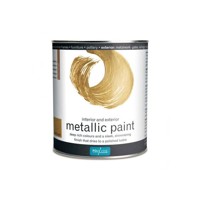 500ml Metallic Paint - Bright Gold