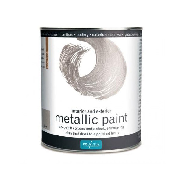 500ml Metallic Paint - Silver
