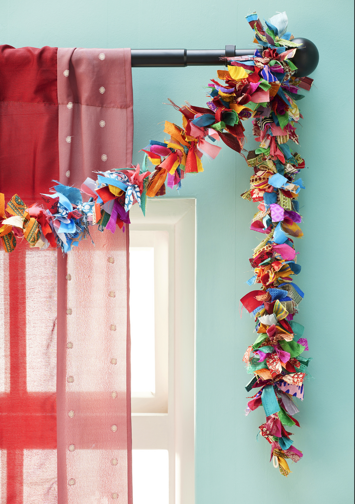 Recycled Fabric Garland - Multi