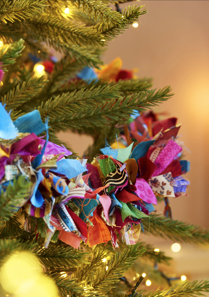 Recycled Fabric Garland - Multi