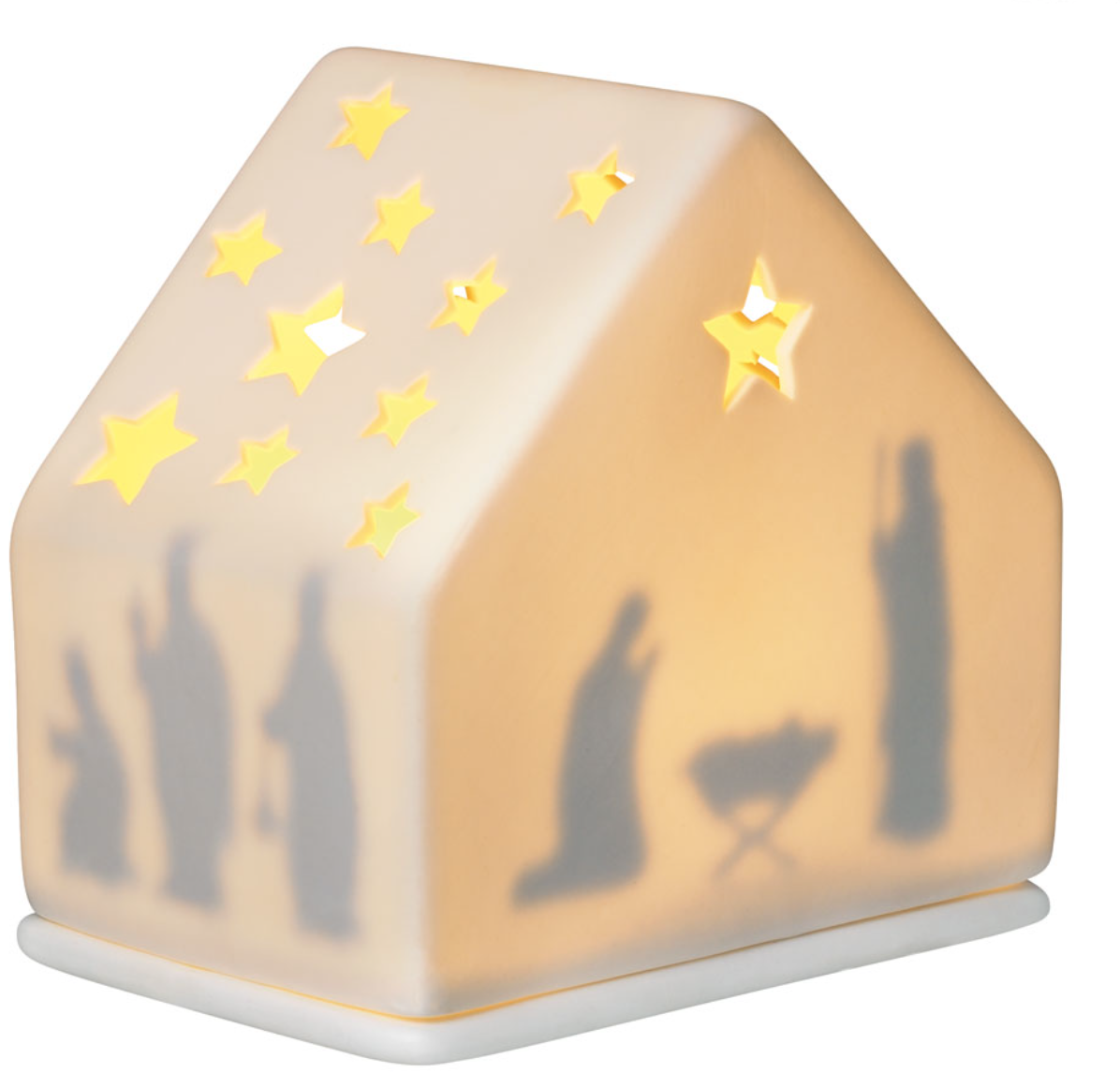 Tea Light House - Nativity