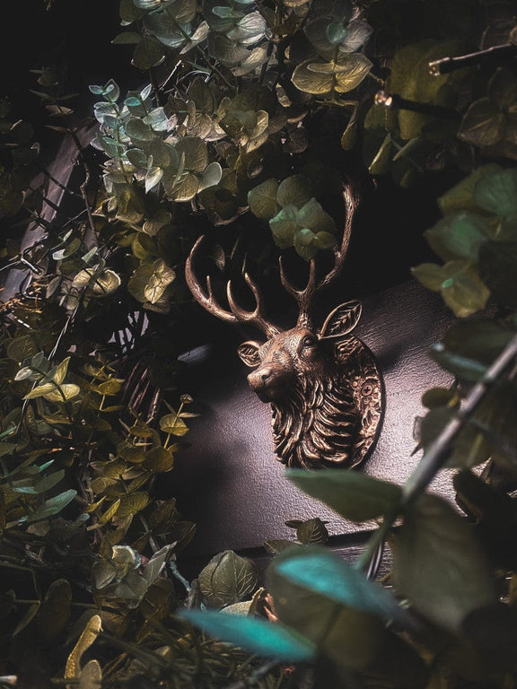 Stag Door Knocker - Heritage Finish