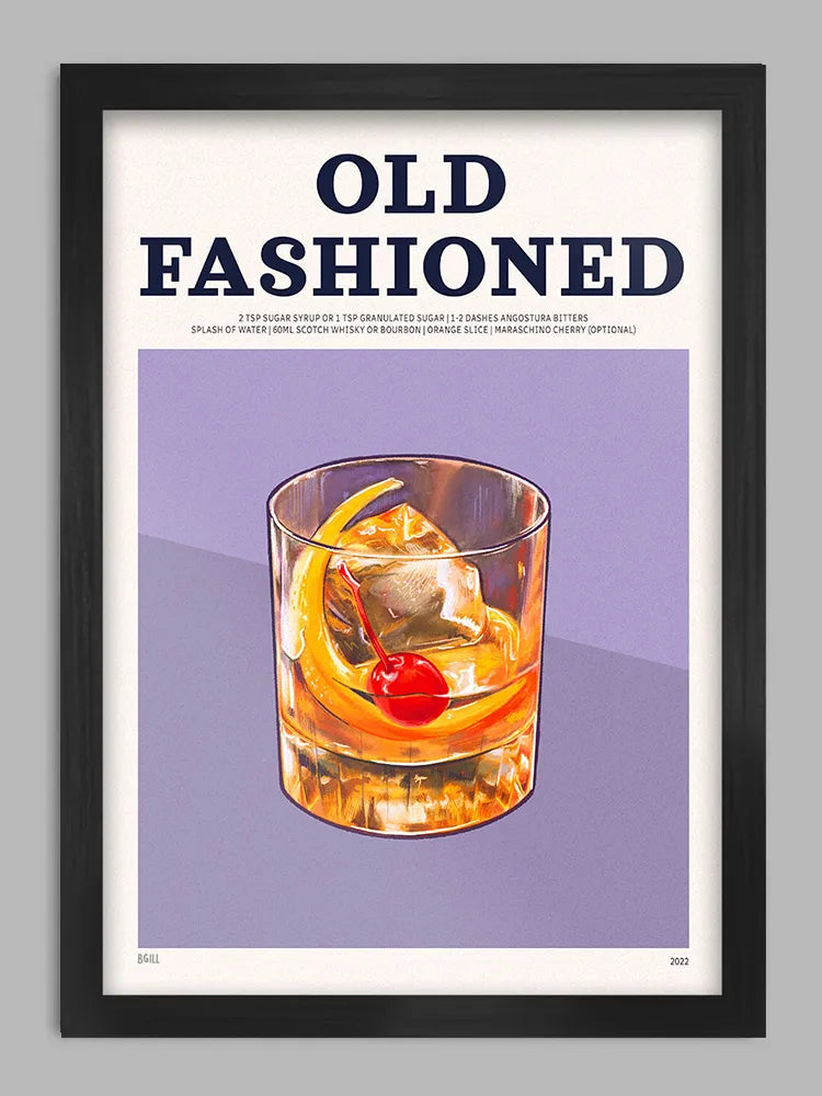 Old Fashioned Poster Print