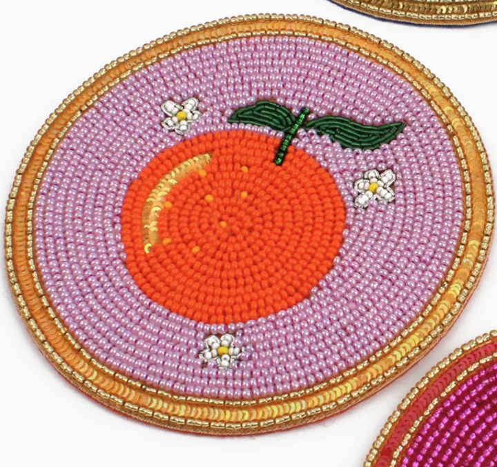 Fruit Beaded Coaster