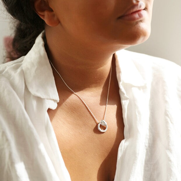 Organic Infinity Knot Necklace