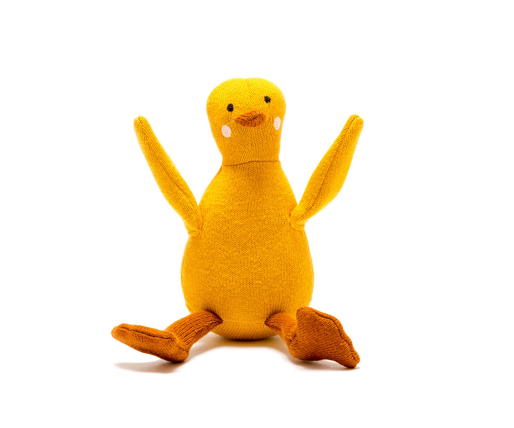 Organic Cotton Baby Duck Toy