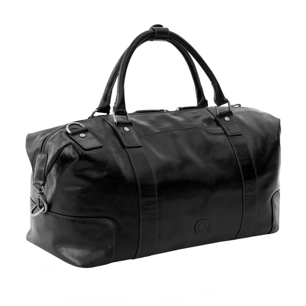 Large Full-Grain Leather Holdall Travel Bag - Orion