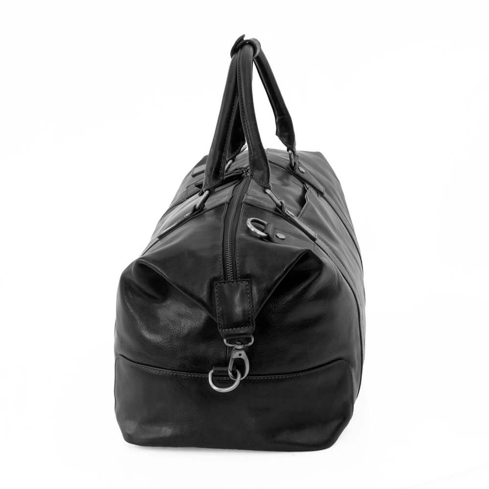 Large Full-Grain Leather Holdall Travel Bag - Orion