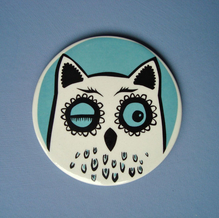 Ceramic Coasters - Owls