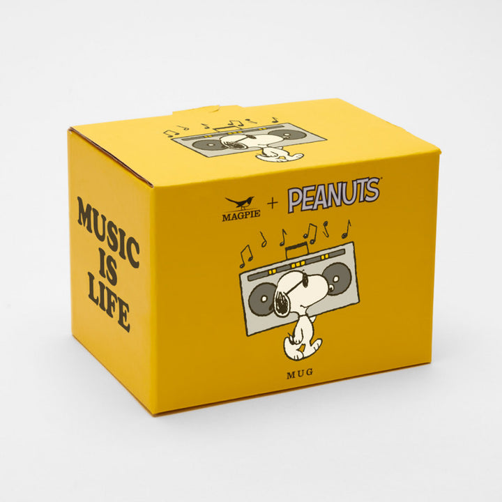 Music Is Life Snoopy Mug - Beat Box