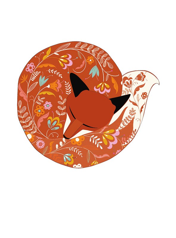 Fox Greetings Card