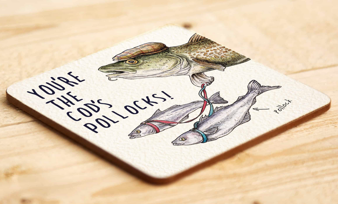 Cod's Pollock Coaster