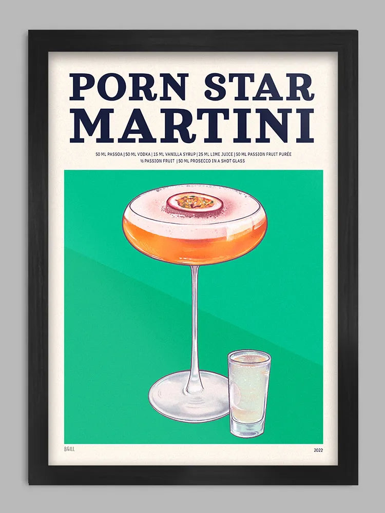 Pornstar Martini Poster Print