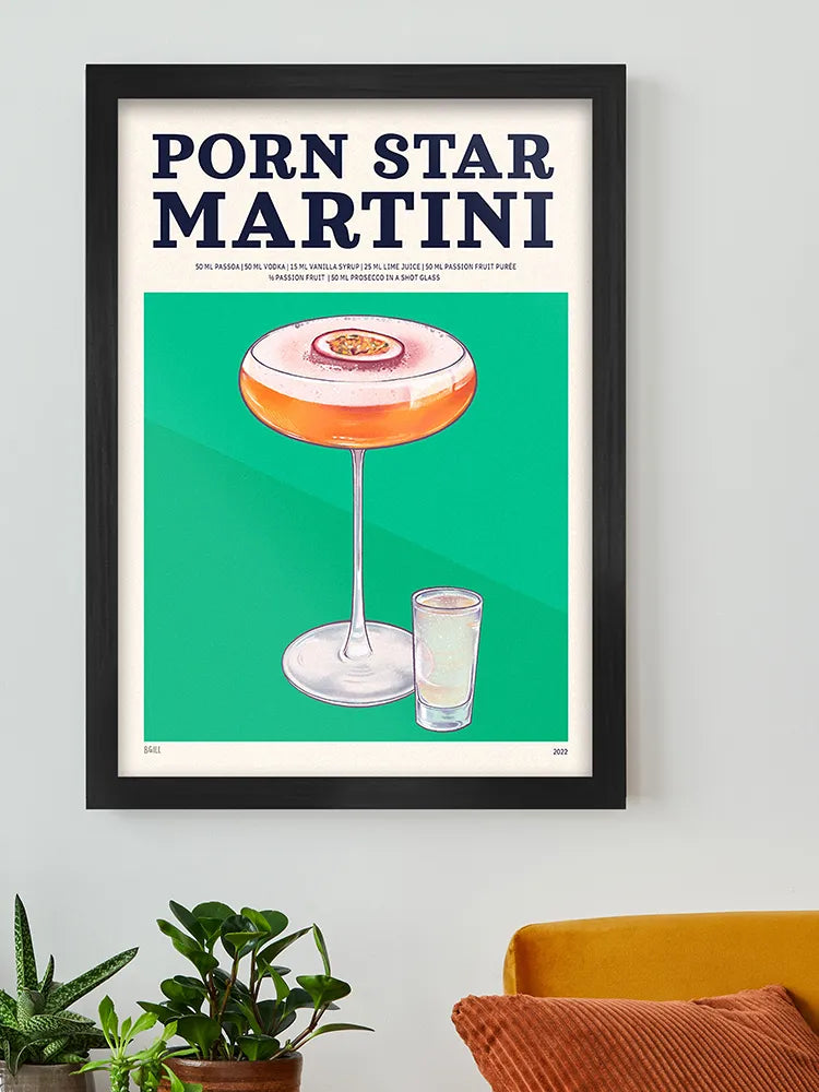 Pornstar Martini Poster Print