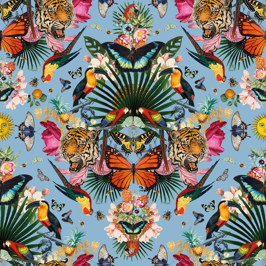 Toucan Kaleidoscope Greetings Card