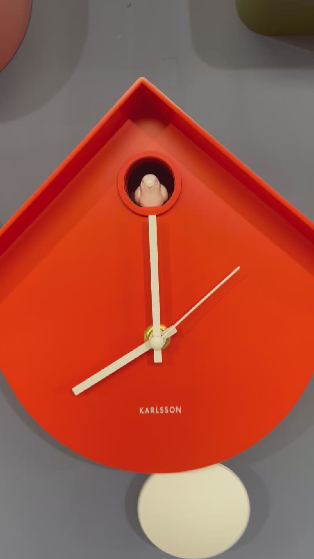 Load video: Wall Clock Retro Cuckoo