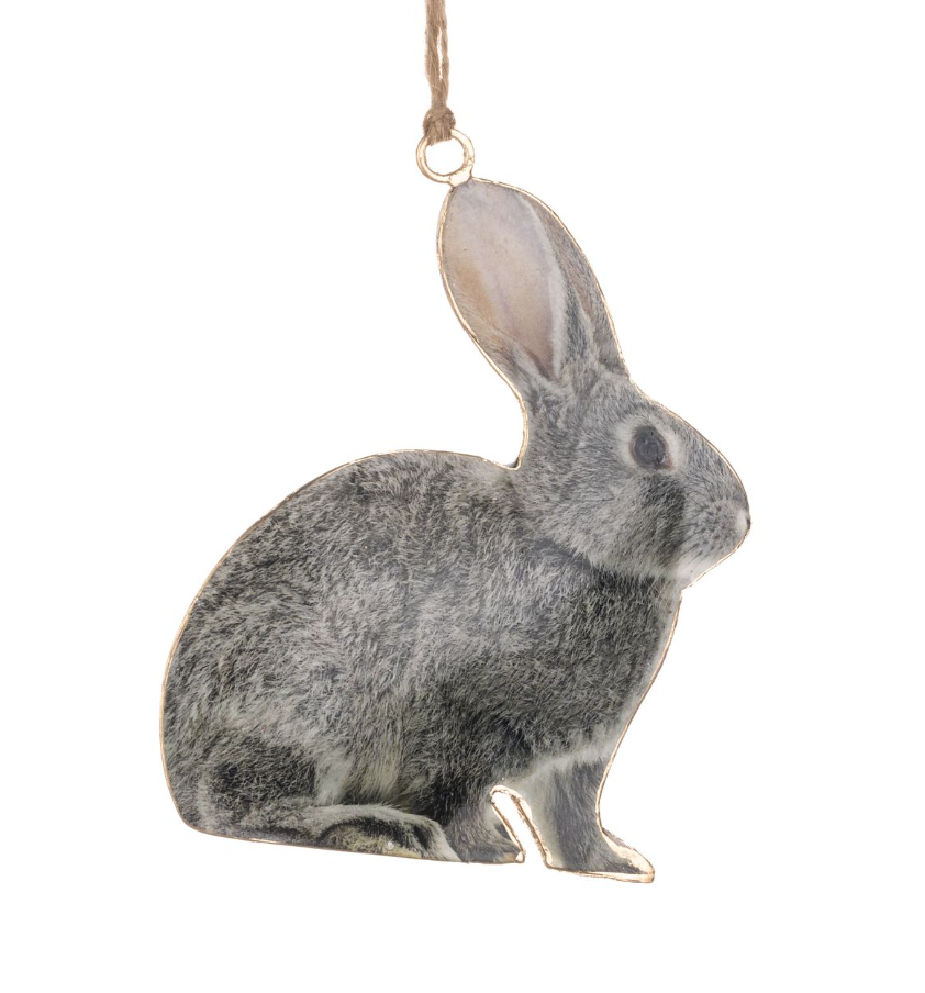 Metal Rabbit Shape Hanging Decoration