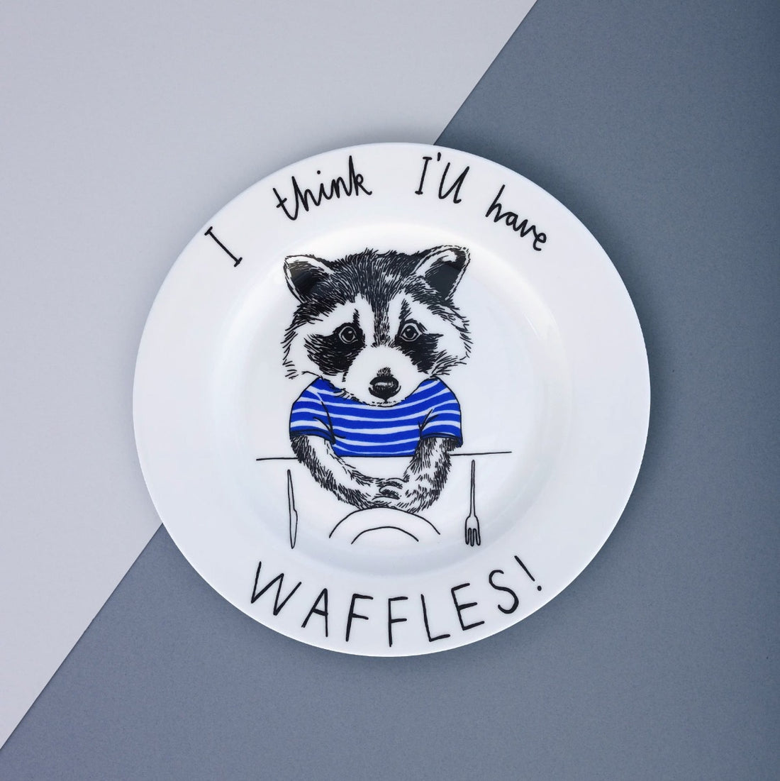 I Think I'll Have Waffles Side Plate