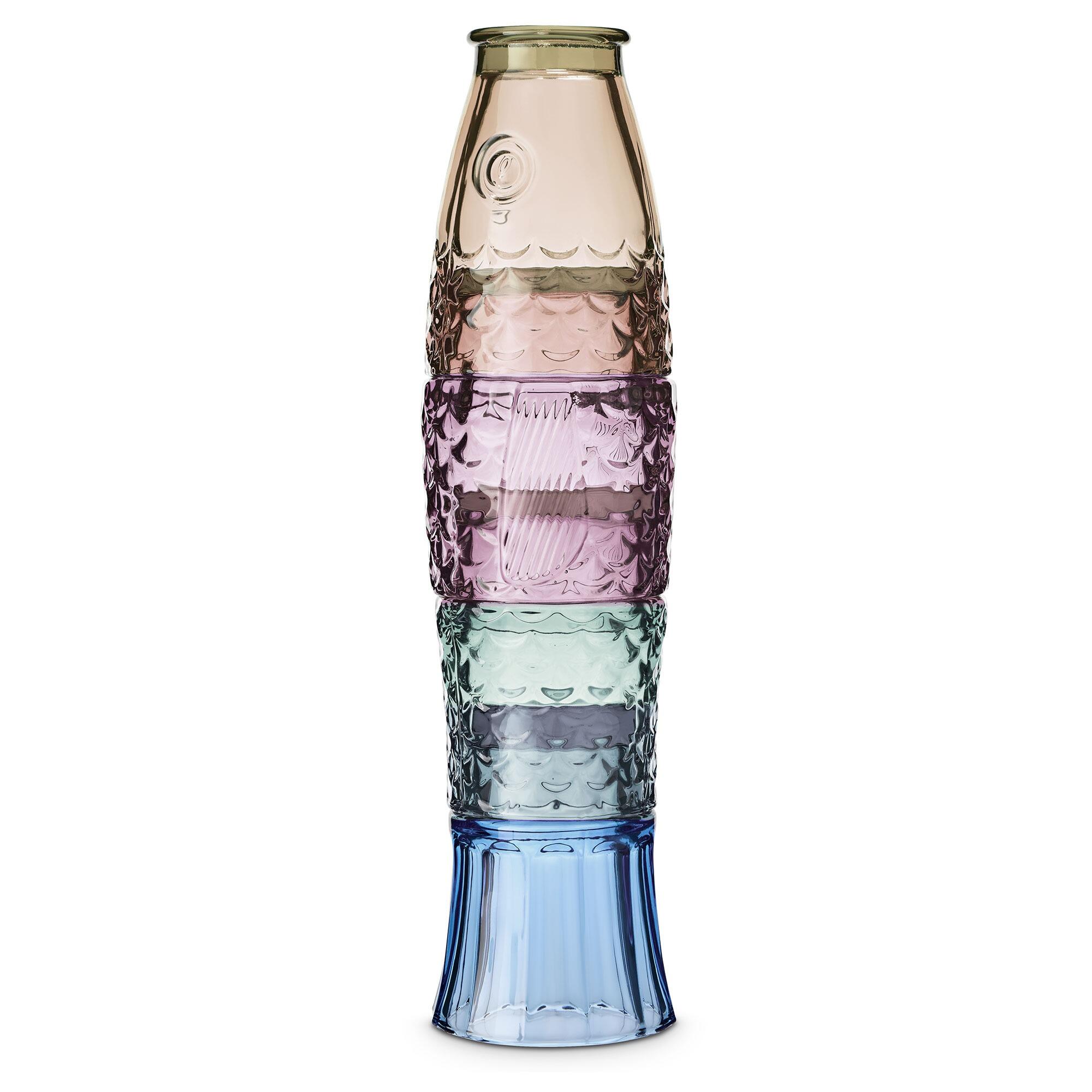 Fish Stacking Glasses – Rainbow (Set of 4)