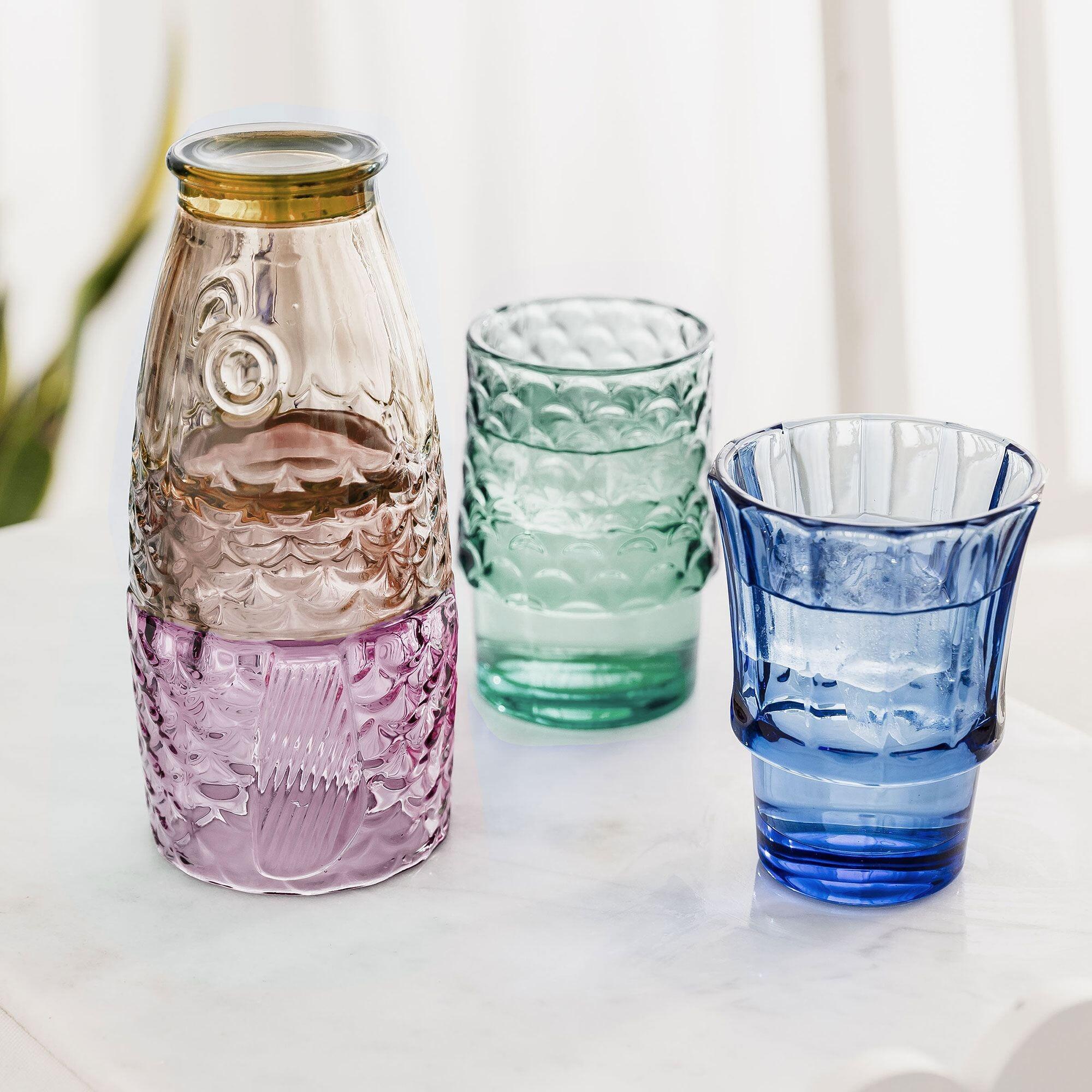 Fish Stacking Glasses – Rainbow (Set of 4)