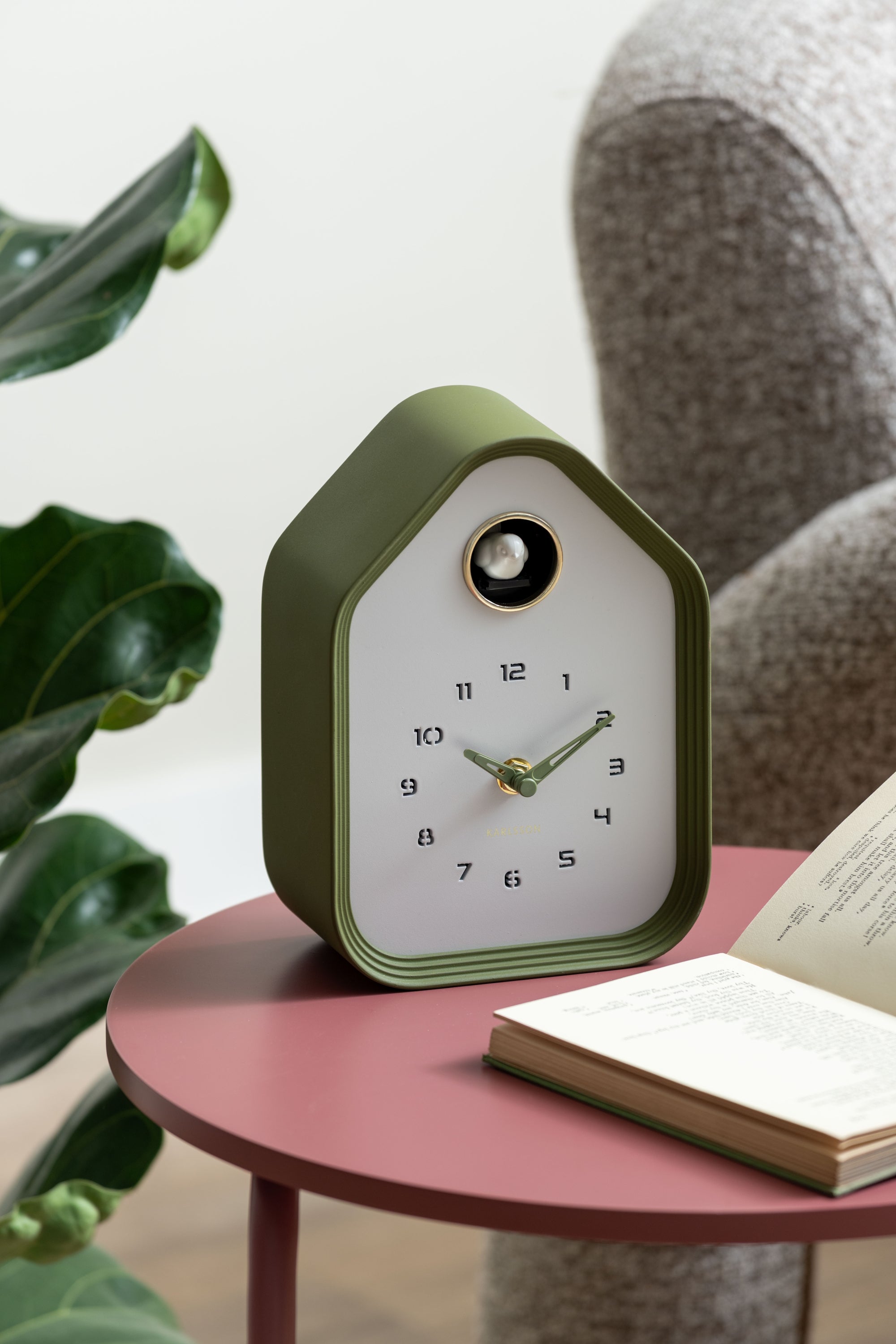 Reina Wall/Table Clock - Luxury Green