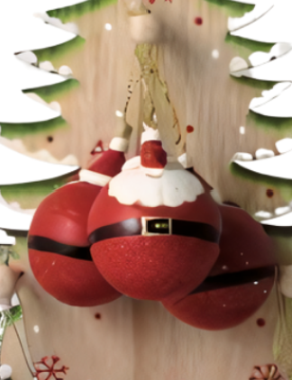 Wooden Character Bauble Hanging Decoration