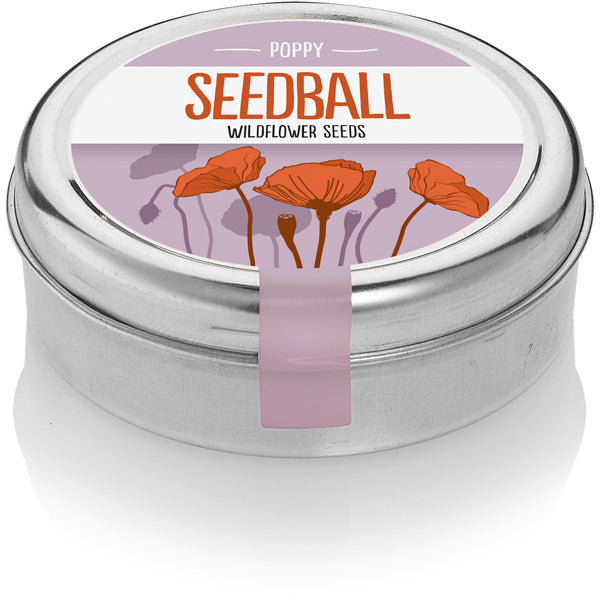 Seedball Wildflower Tins - Poppy