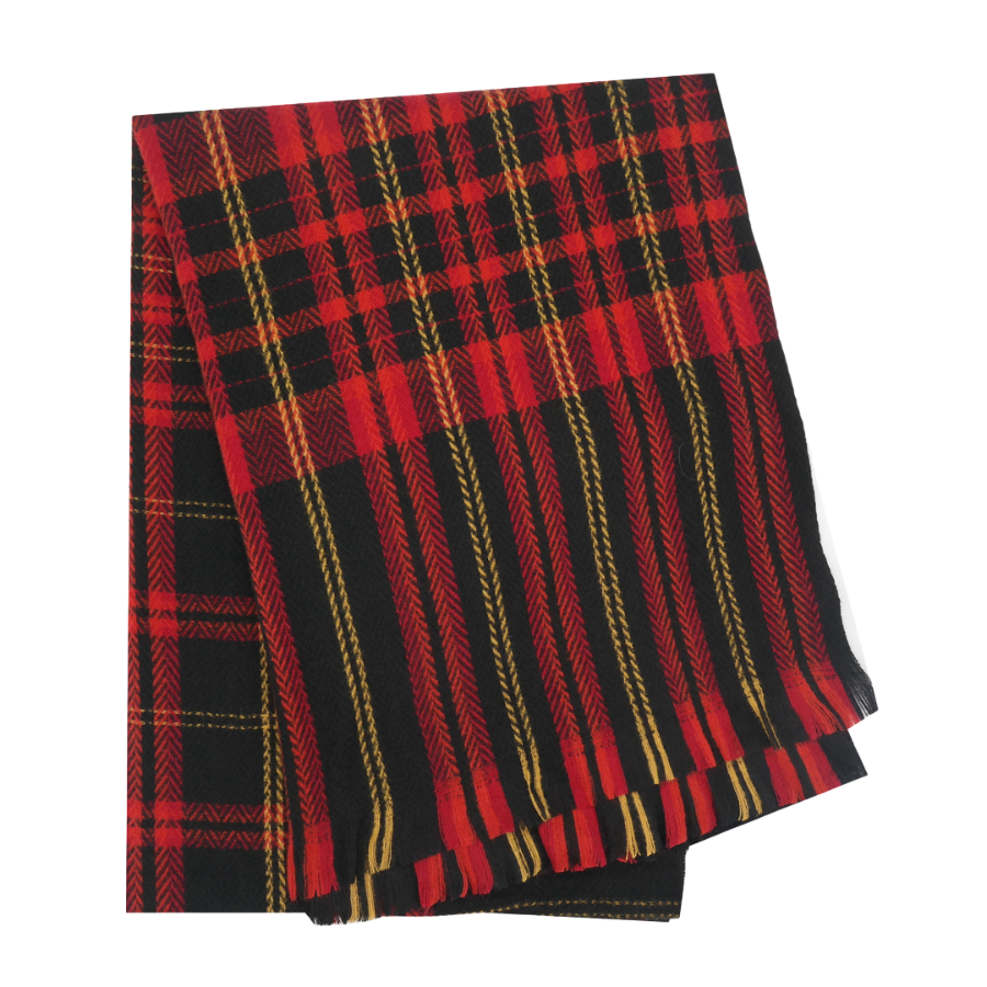 Tartan Unisex Scarf - Red