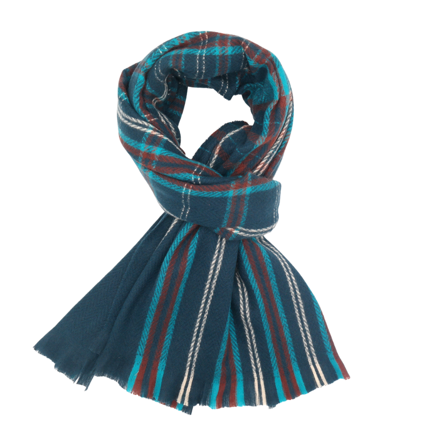 Tartan Unisex Scarf - Teal