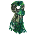 Winter Scarf Heavy Zebra - Green