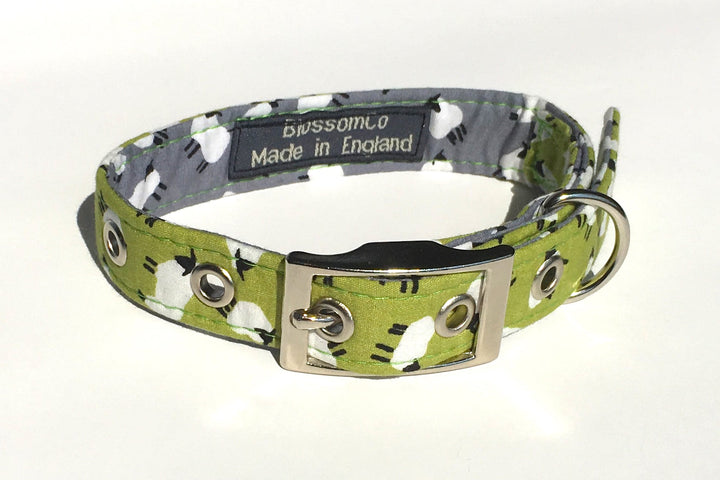 Sheep Fabric Dog Collar