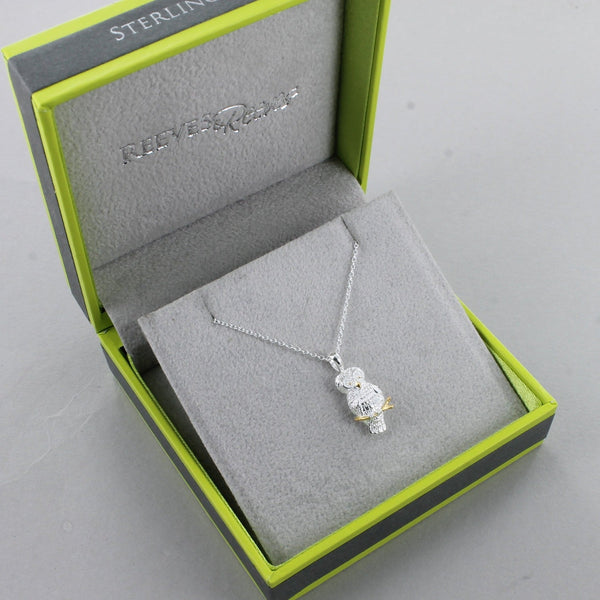 Owl Sterling Silver Necklace