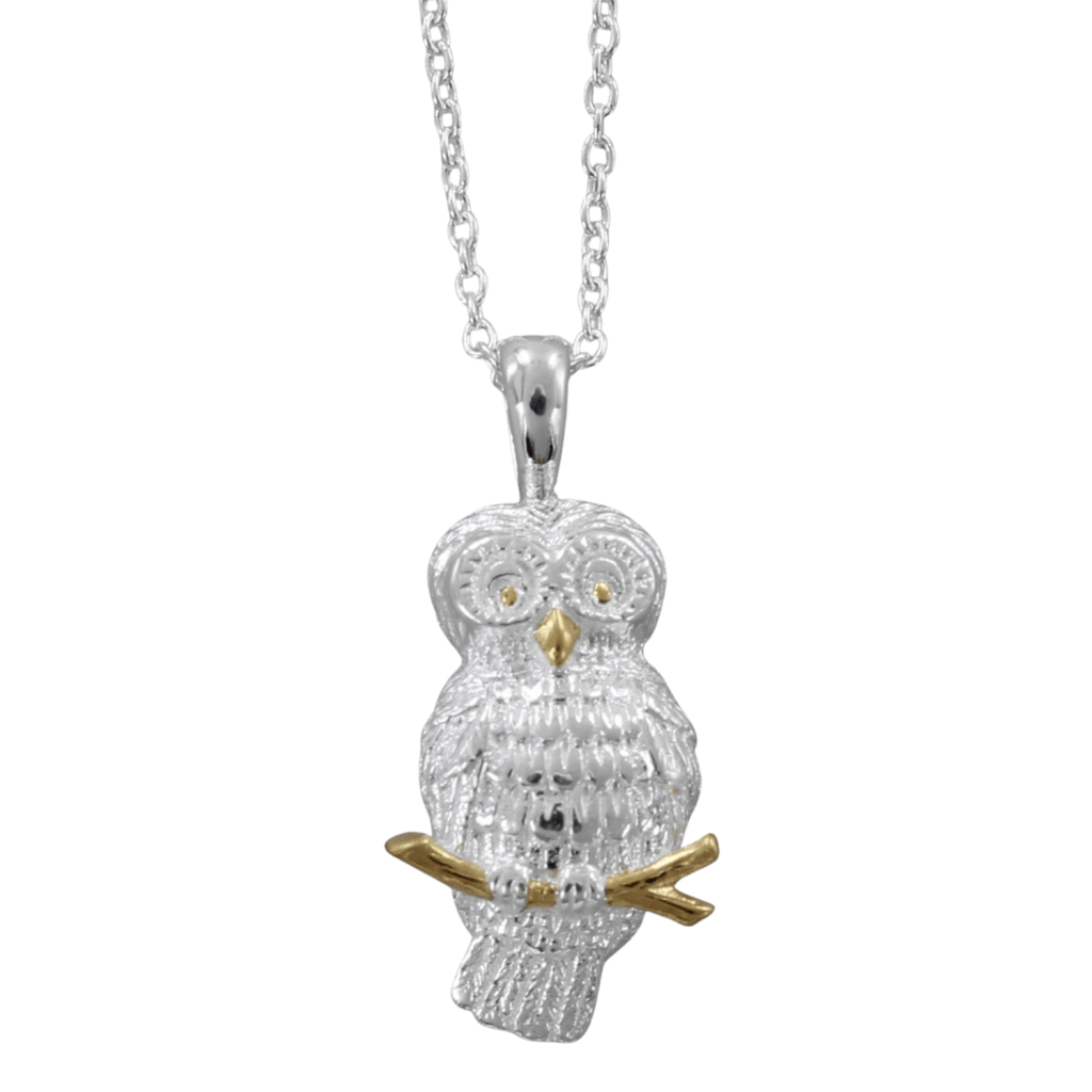 Owl Sterling Silver Necklace