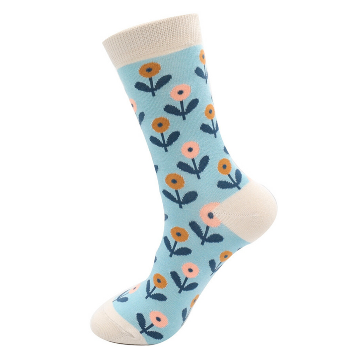 Ladies Bamboo Socks - Fun Floral