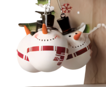 Wooden Christmas Character Bauble