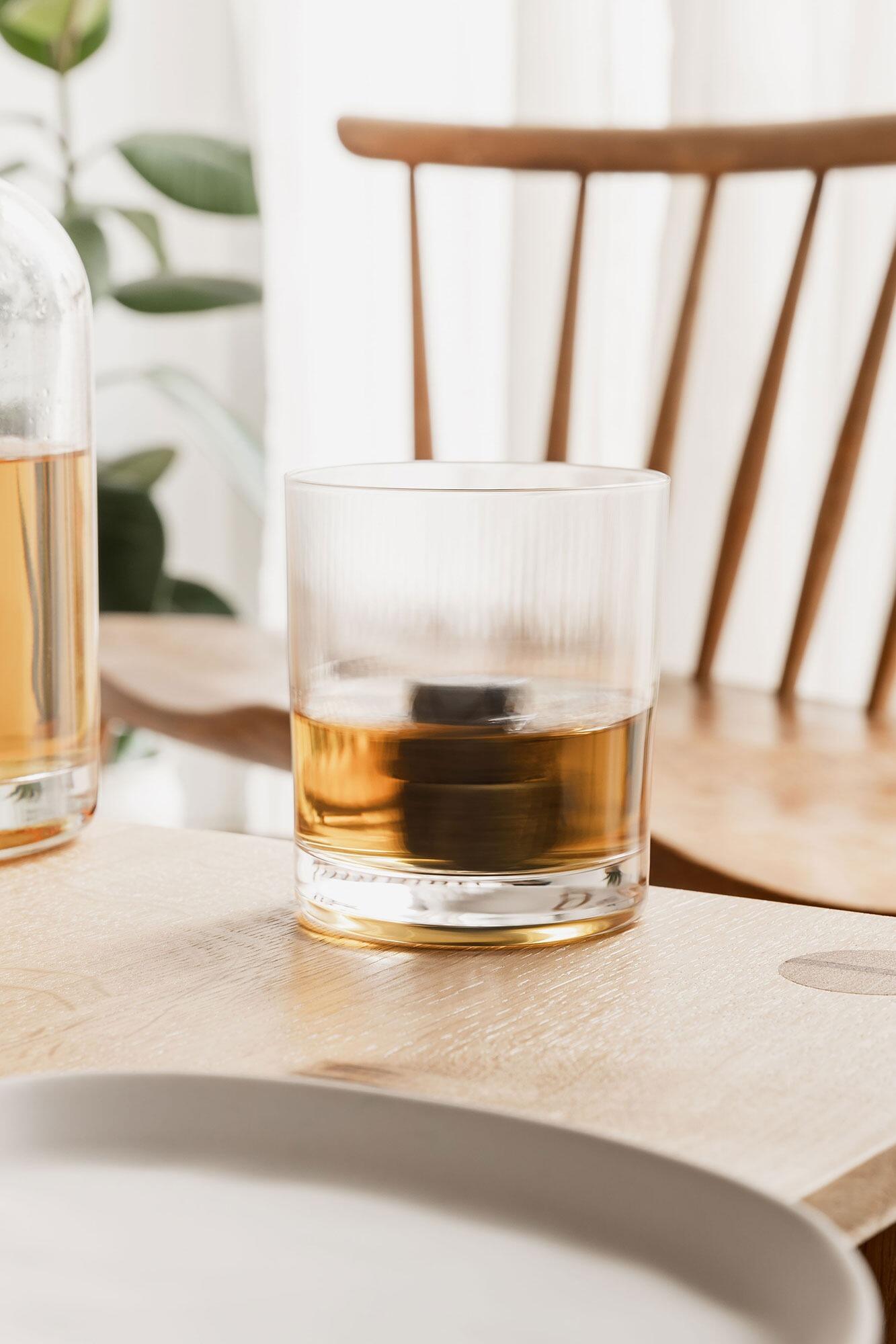 Twist Spinning Glass & Whisky Rocks Set