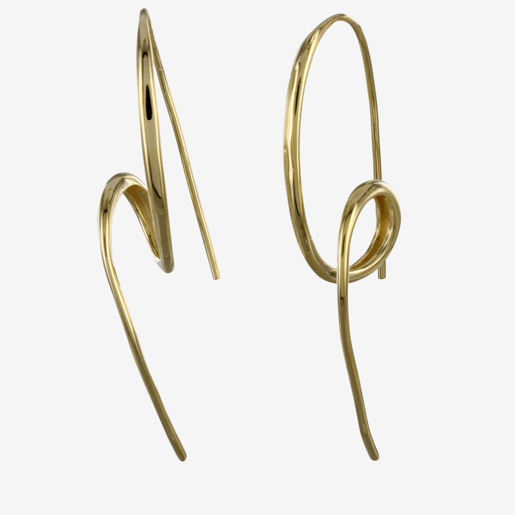 Loop The Loop Earrings - Gold