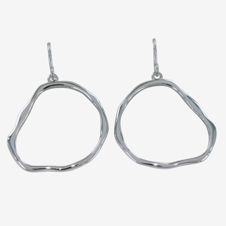 Pebble Earrings - Silver