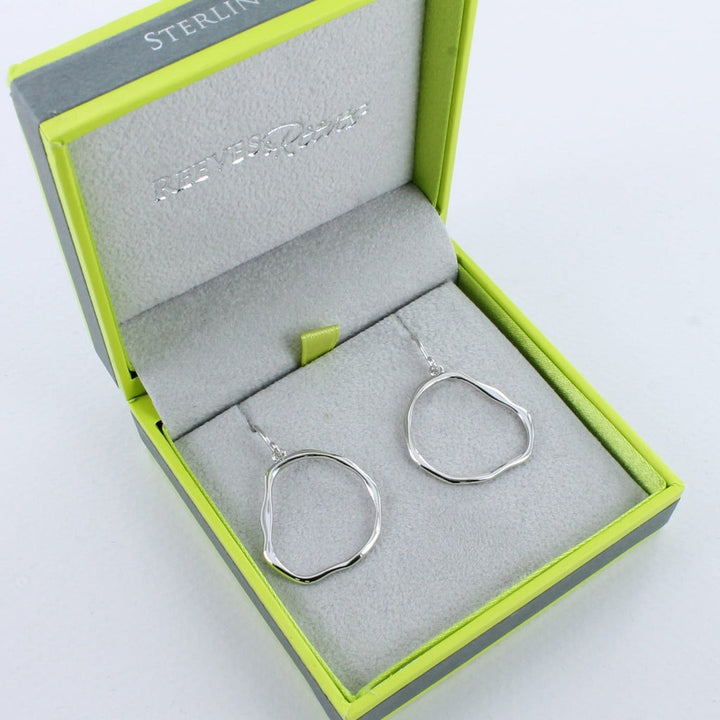 Pebble Earrings - Silver