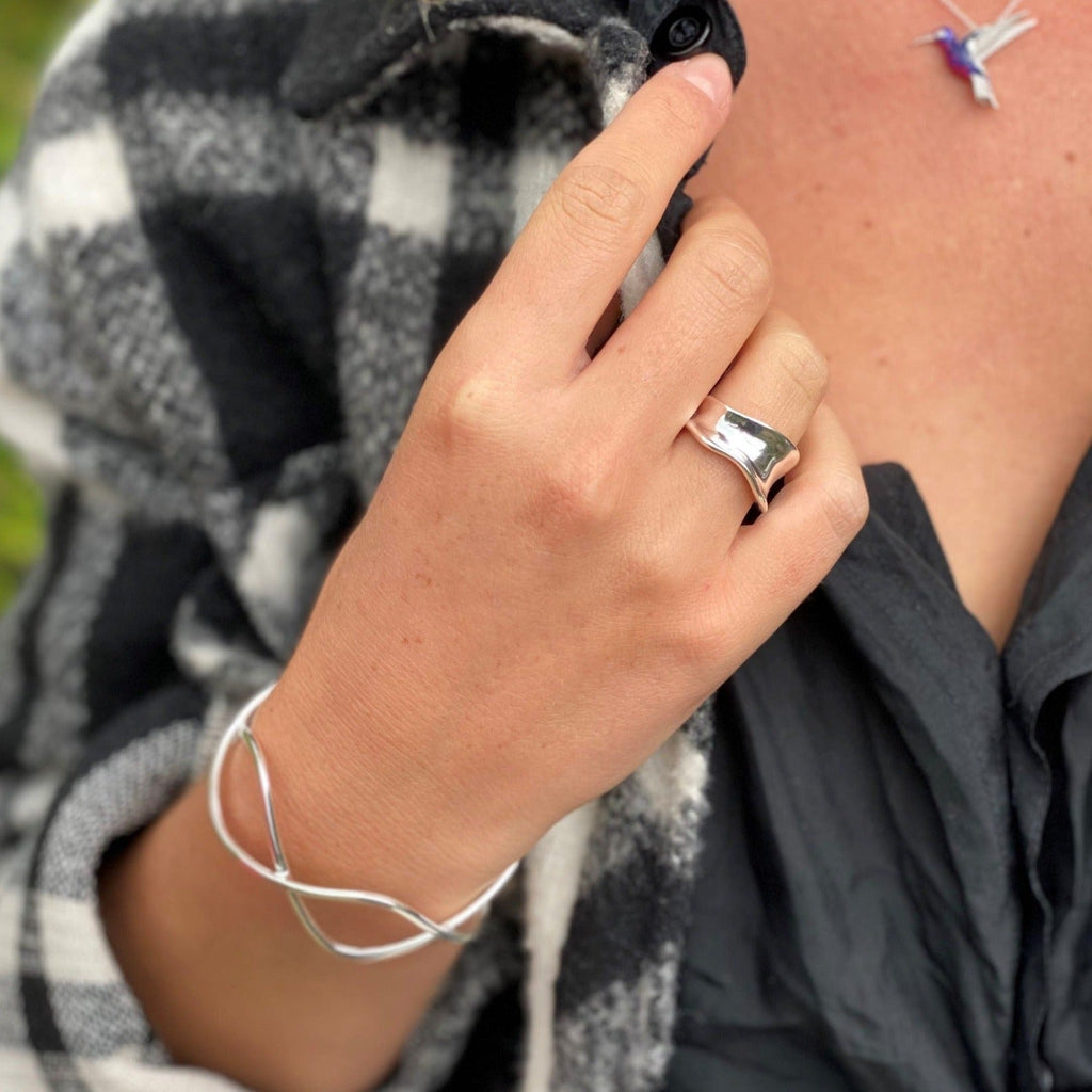 Shiner Sterling Silver Ring