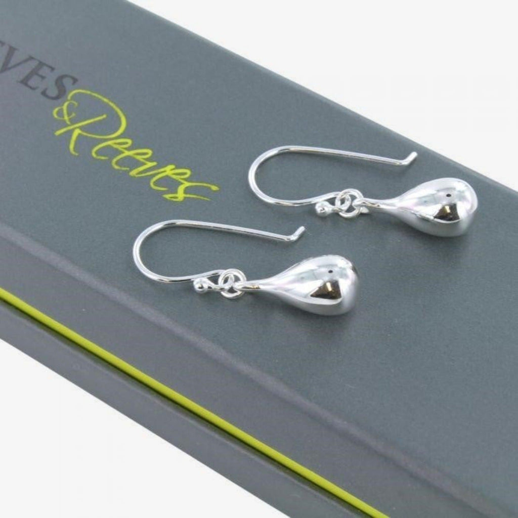 Silver Tear Drop Earrings