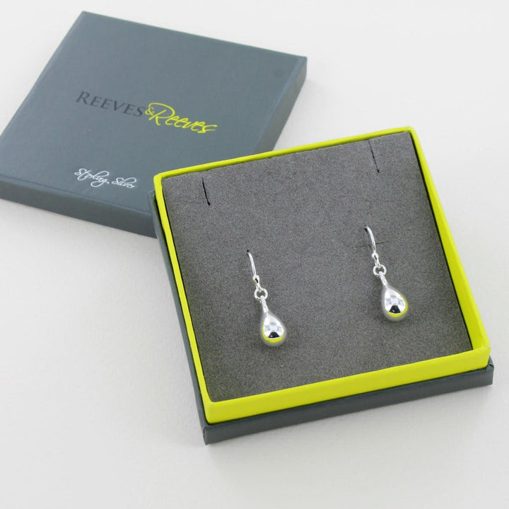 Silver Tear Drop Earrings