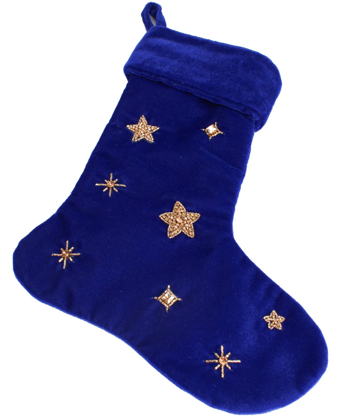 Big Star Stocking - Blue