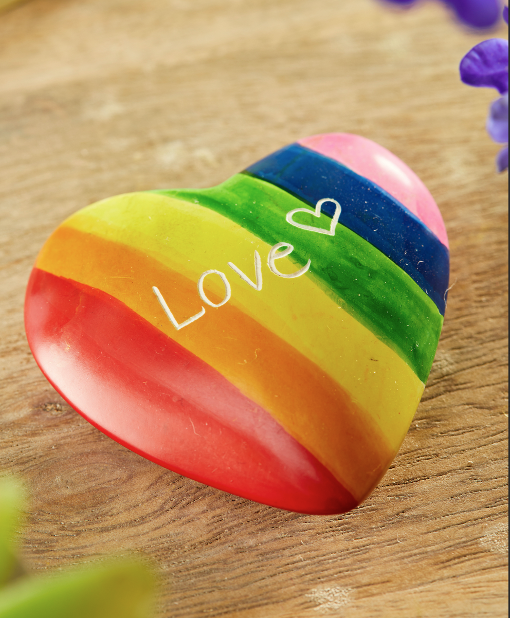 Rainbow Sentiment Heart - Love