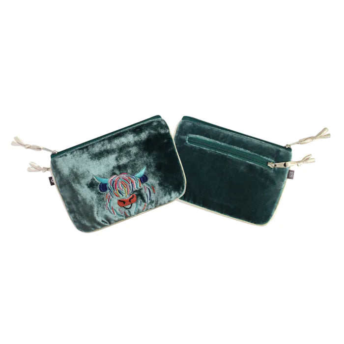 Velvet Juliet Purse - Highland Cow