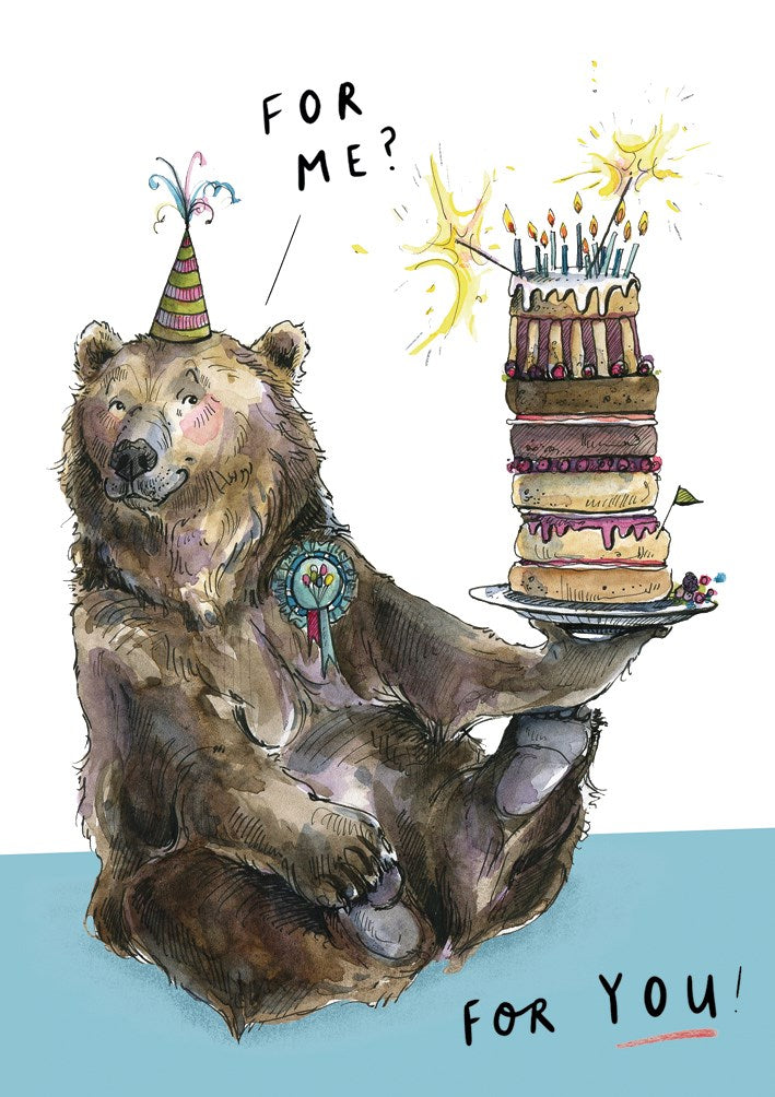 For Me? Celebration card