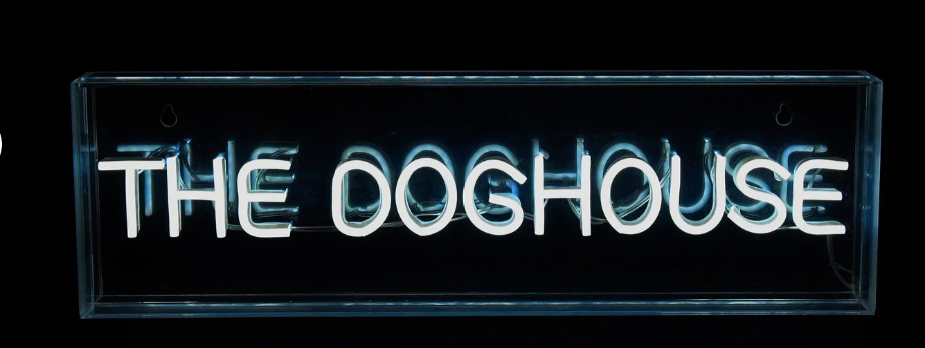 THE DOGHOUSE Neon LED Acrylic Light Box